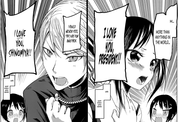 Kaguya quiere ser confesada con el manga
