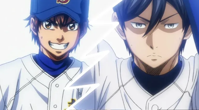 eijun and furuya rivalry ace of diamond anime